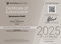 Motorola Platinum Partner Spreenauten GmbH